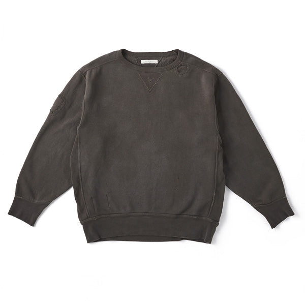 PATINA COTTON SWEAT CREW-NECK (SCAR FACE) (212OJ-CT02) | OLD JOE