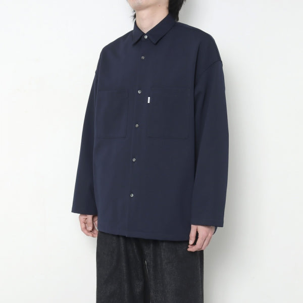 Ripstop Jersey L/S Oversized Box Shirt (GM224-50002) | Graphpaper