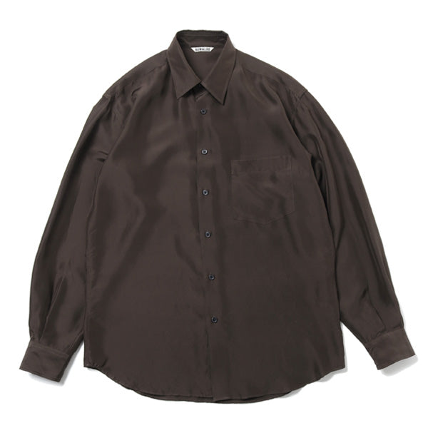 LIGHT SILK SHIRTS (A21SS01SL) | AURALEE / シャツ (MEN) | AURALEE正規取扱店DIVERSE