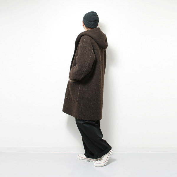 TARANUI WOOL BLANKET CLOTH HOODED COAT (A18C-03CO01C) | MARKAWARE