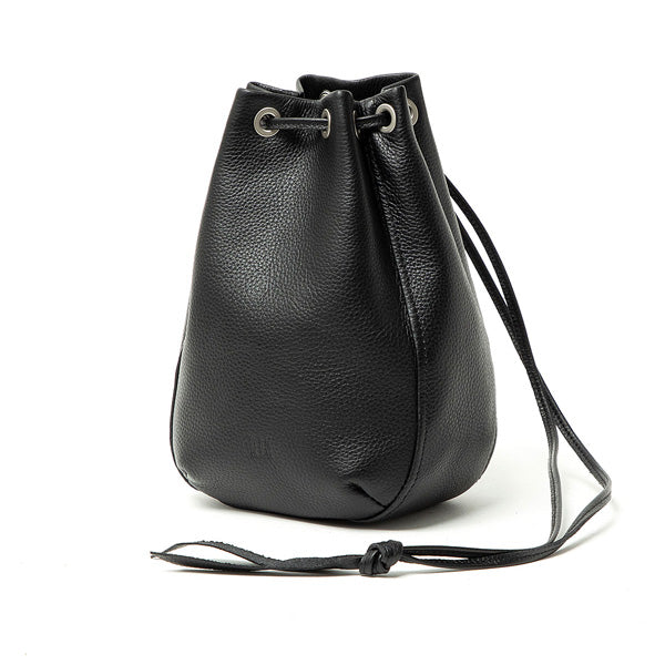 DRAWSTRING POUCH SHRINK LEATHER (HB-BG3901) | hobo / バッグ (MEN