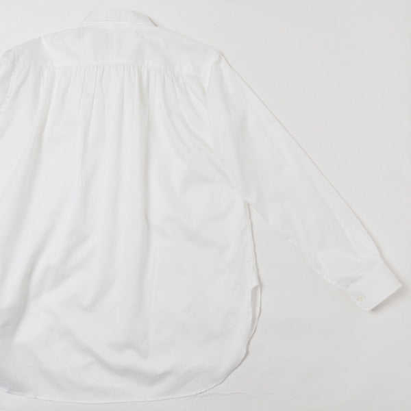 Ascot Collar EDW Gather Shirt - Cotton Sateen (GL198) | NEEDLES