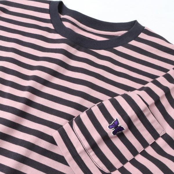 S/S Crew Neck Tee - Cotton Stripe Jersey (MR313) | NEEDLES