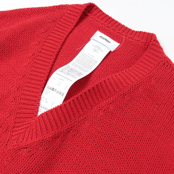 3D PATCH CUT-OFF PULLOVER (19SS18KN24) | doublet / トップス (MEN