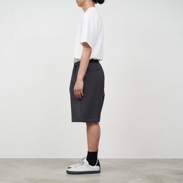 Scale Off Wool Wide Tuck Chef Shorts (GM221-40046B) | Graphpaper