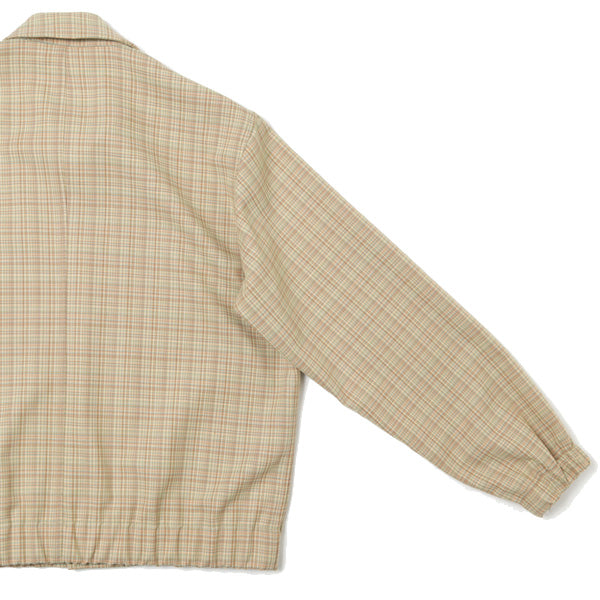 HARD TWIST WOOL DOUBLE FACE CHECK BLOUZON (A20SB01WC) | AURALEE