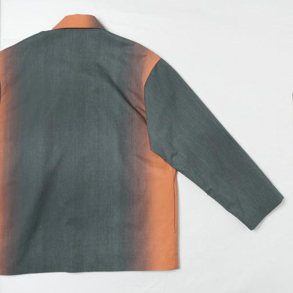 WASHED FINX GRADATION DYED BIG BLOUZON (A20SB02CG) | AURALEE