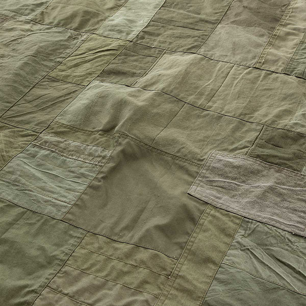 宅配便送料無料 DAY BLANKET L UPCYCLED US ARMY CLOTH - crumiller.com