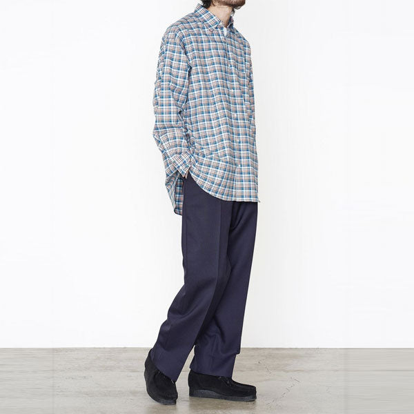 マーカウェア〉comfort fit soktas oxford check-