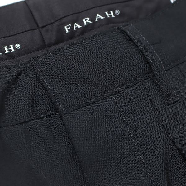 Two-tuck Wide Tapered Pants(トロピカルウールSUPER100S) (FR0201-M4006) | FARAH / パンツ  (MEN) | FARAH正規取扱店DIVERSE