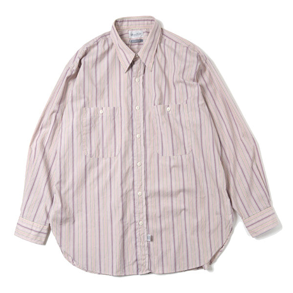 新品即決 Pontiak Marvine shirts Shirt/長袖シャツ/one/コットン/BLU