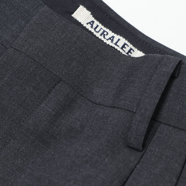 WASHABLE WOOL TROPICAL SLACKS (A21SP02WH) | AURALEE / パンツ (MEN 