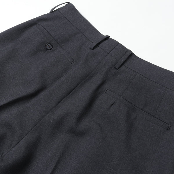 WASHABLE WOOL TROPICAL SLACKS (A21SP02WH) | AURALEE / パンツ (MEN 