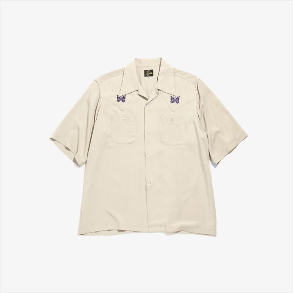 S/S Cowboy One-Up Shirt - R/PE Twill (KP186) | NEEDLES / シャツ