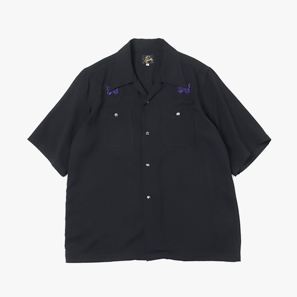 S/S Cowboy One-Up Shirt - R/PE Twill (KP186) | NEEDLES / シャツ