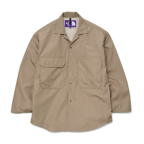 THE NORTH FACE PURPLE LABE Polyester Wool Ripstop Trail Shirt 