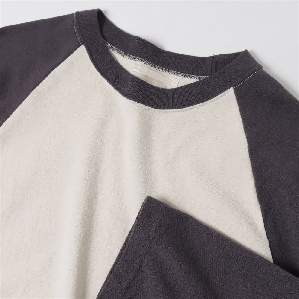 blurhms) C/Silk Nep Baseball Raglan Tee (BHS23S029) | blurhms