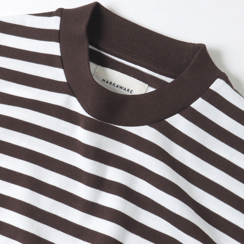 MARKAWARE(マーカウェア) - BOX Tee L/S ORGANIC COTTON BORDER (A23A