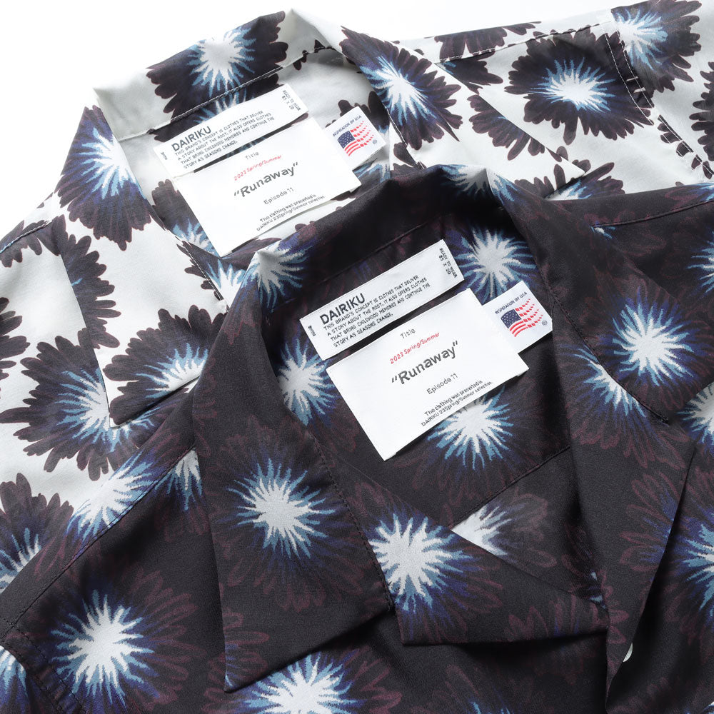 織り柄チェック TTT_MSW21ss flower aloha shirt | ochge.org