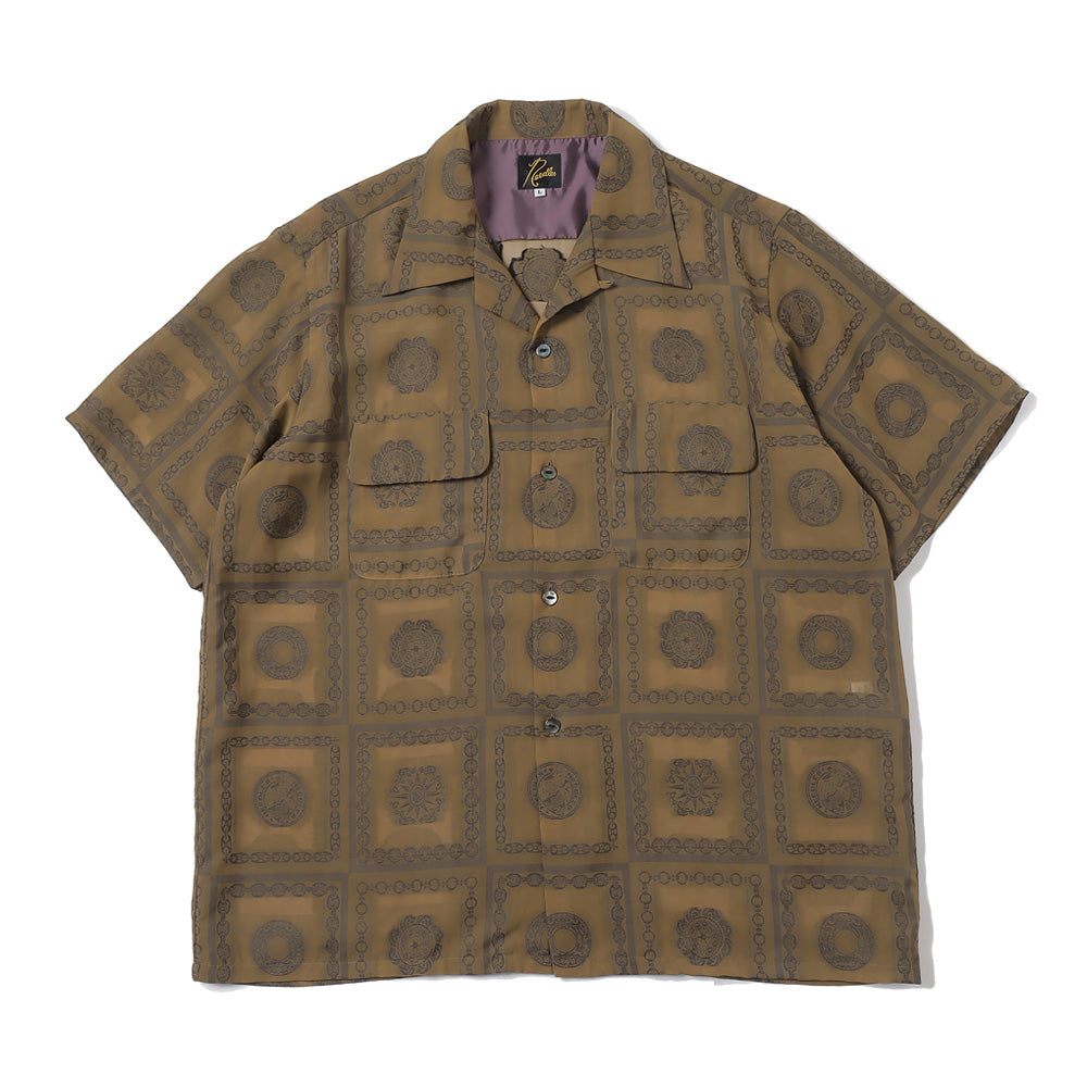 S/S Classic Shirt - PE/R Chain Border Jq. (MR135) | NEEDLES