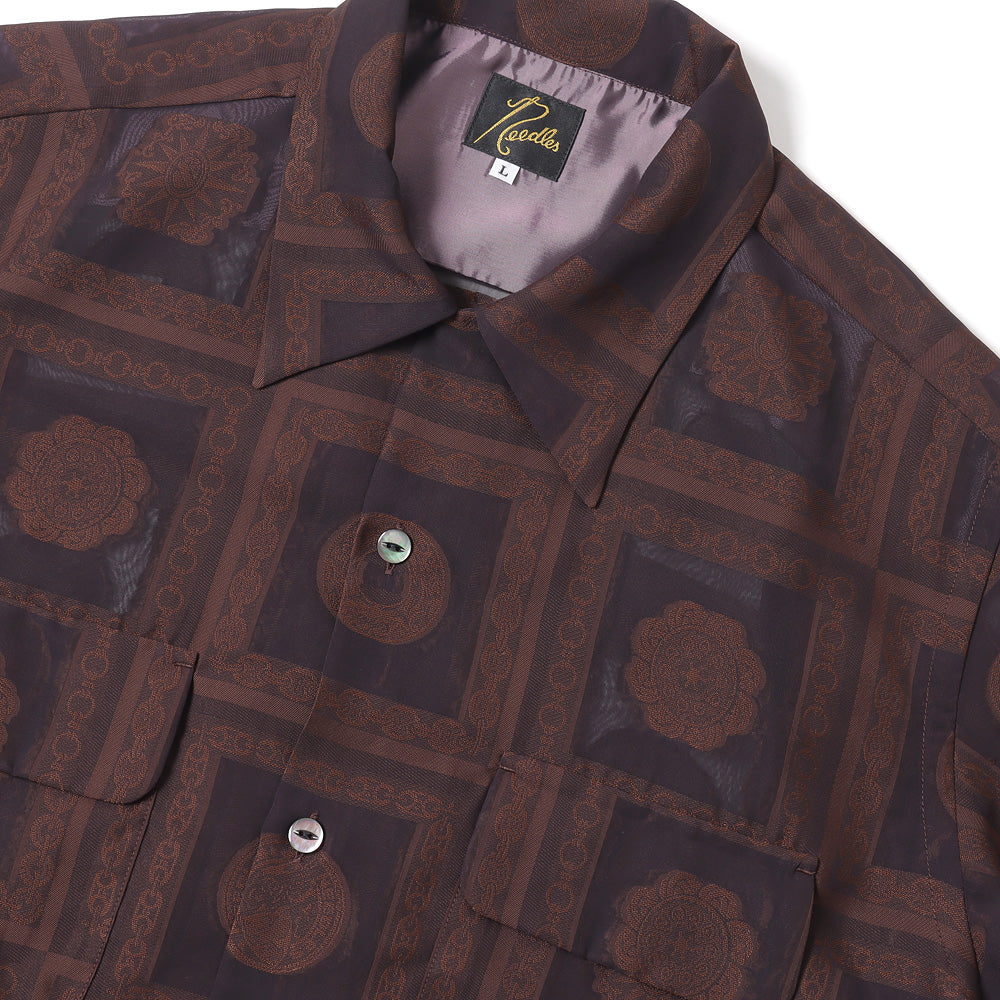 S/S Classic Shirt - PE/R Chain Border Jq. (MR135) | NEEDLES