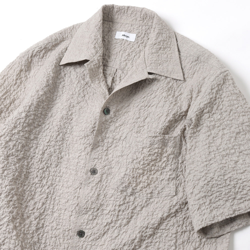 Allege(アレッジ)Open Collar S/S Shirt (AL23S-SH03A) | Allege