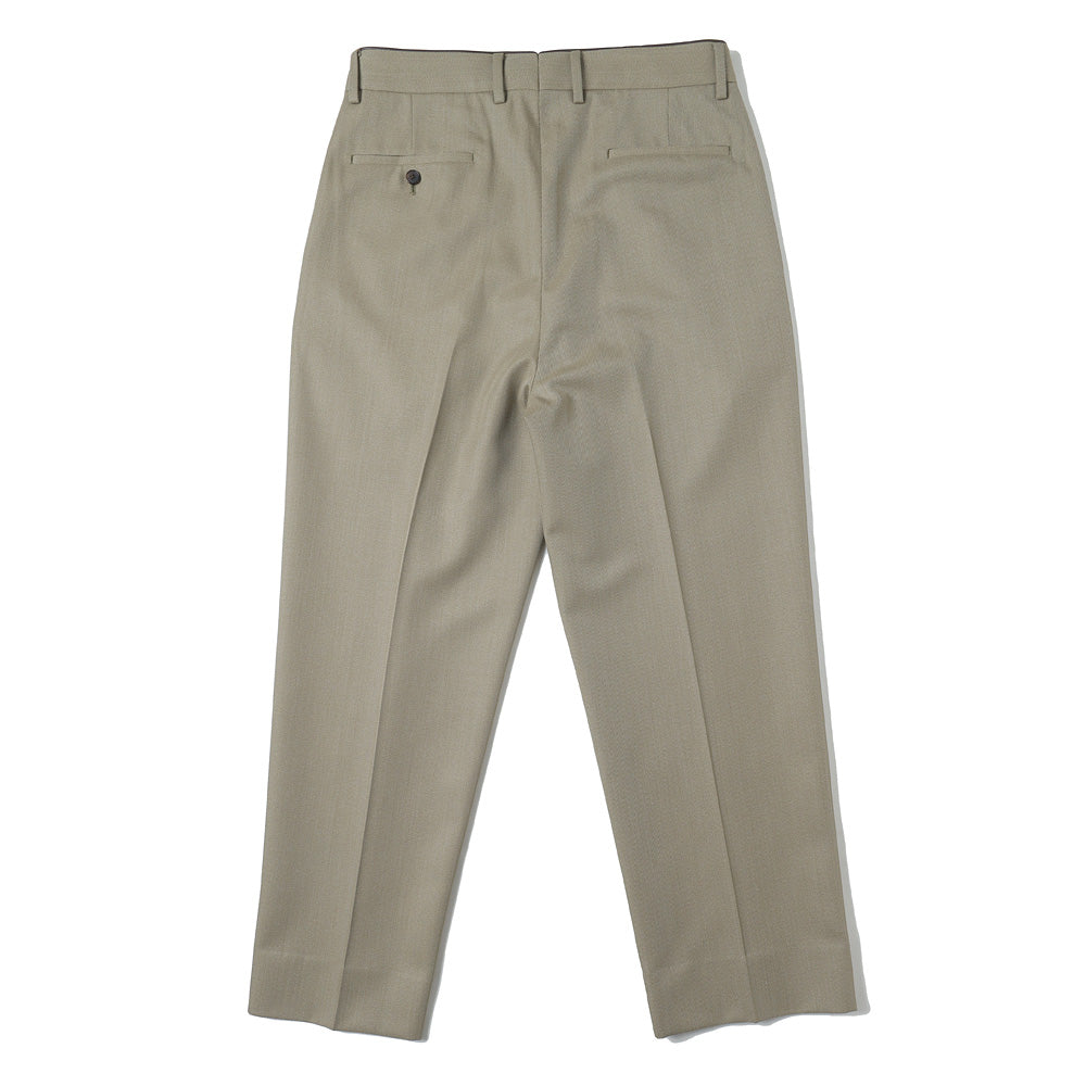 A.PRESSE Covert Cloth Trousers CHARCOAL-