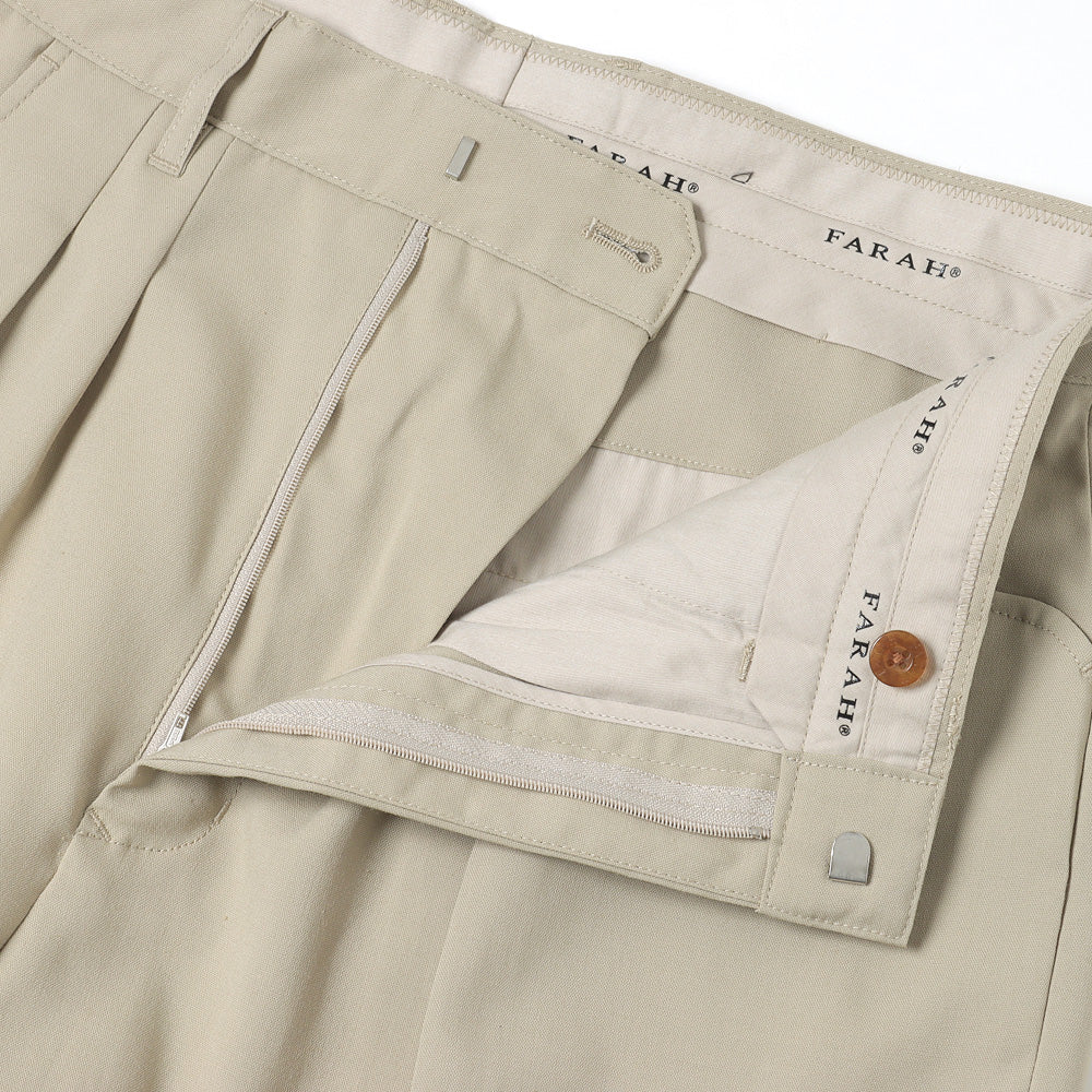 Two-tuck Wide Tapered Pants(T/Rホップサック) (FR0301-M4008