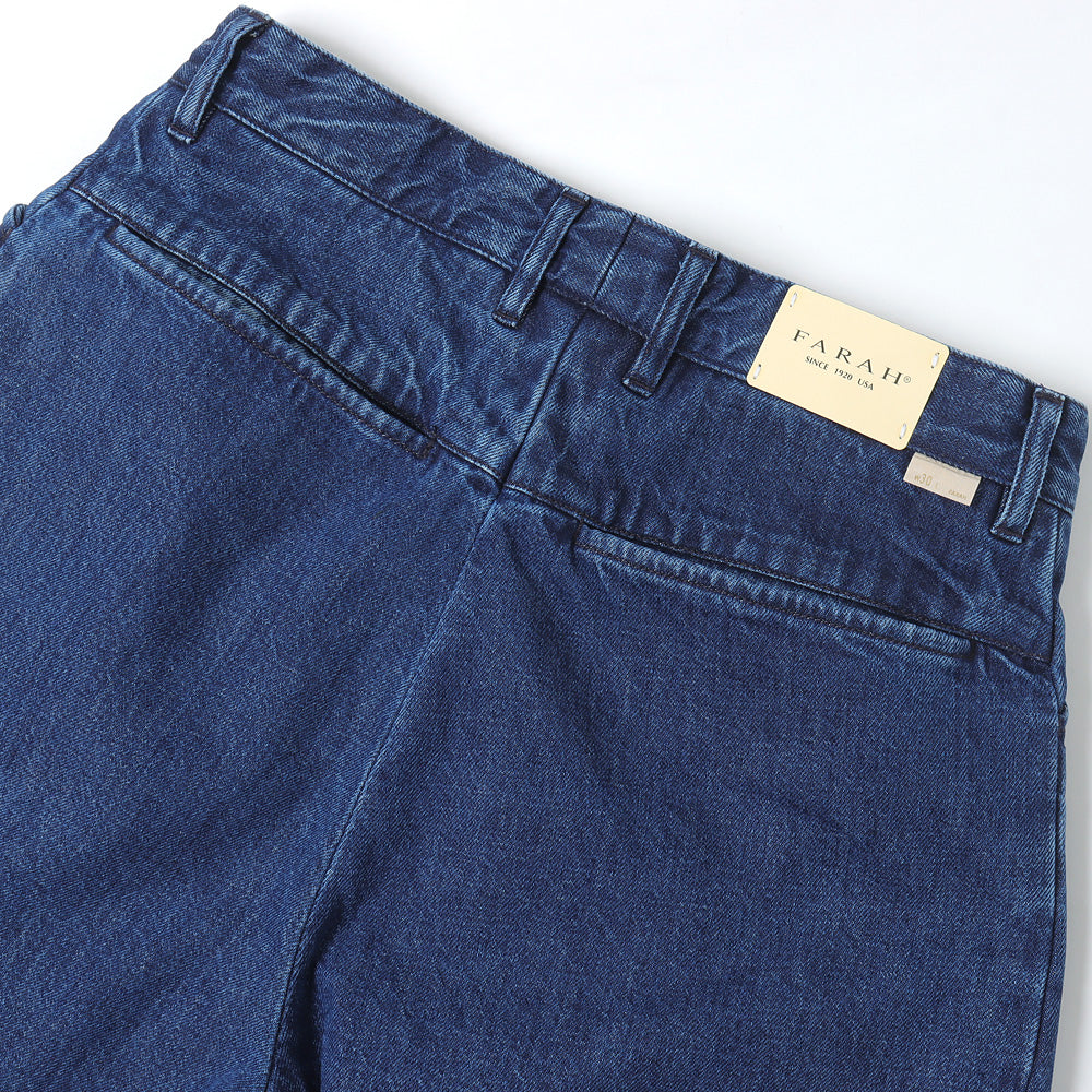 FARAH (ファーラー) Two-tuck Wide Shorts(デニム) (FR0301-M4025 