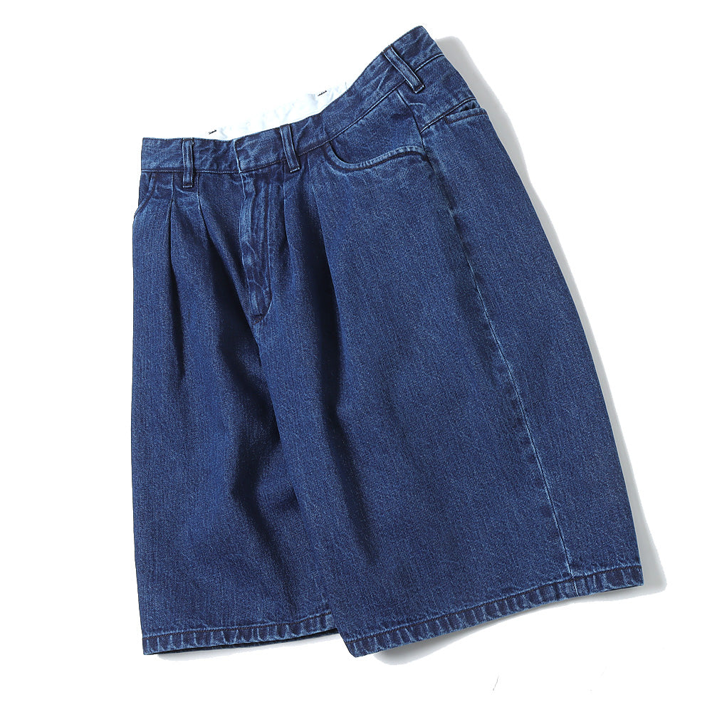 FARAH (ファーラー) Two-tuck Wide Shorts(デニム) (FR0301-M4025