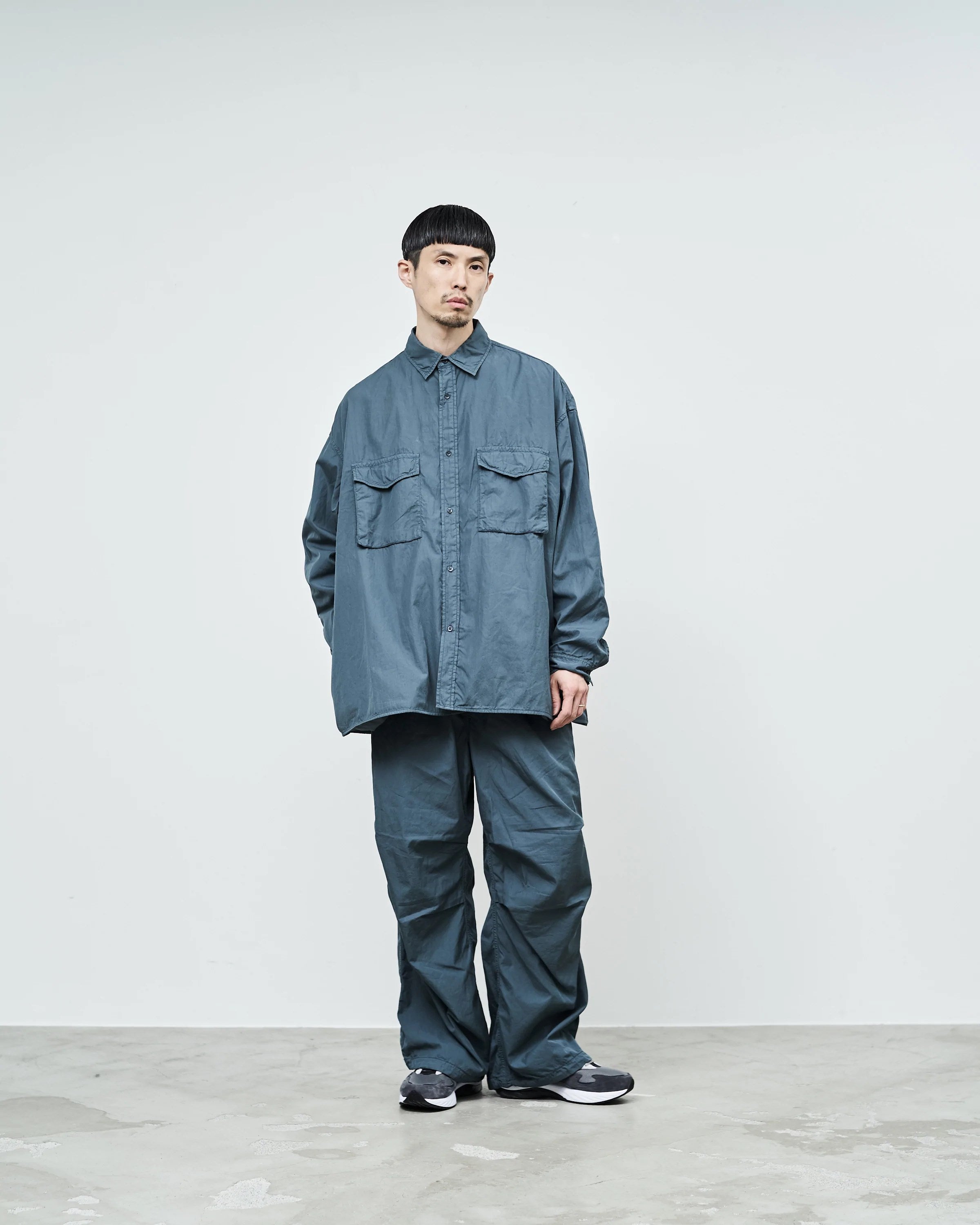 Graphpaper) Garment Dyed Twill Military Pants (GM231-40139