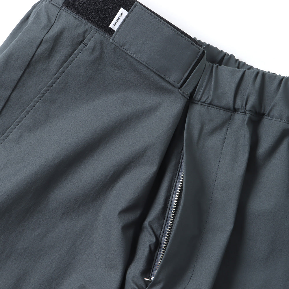 Graphpaper) Stretch Typewriter Slim Chef Pants DARK SLATE (GM231