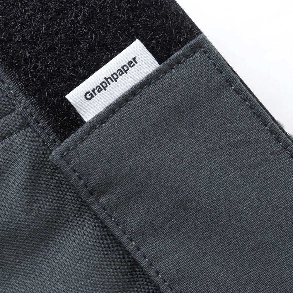 Graphpaper）Stretch Typewriter Wide Chef Pants DARK SLATE (GM231