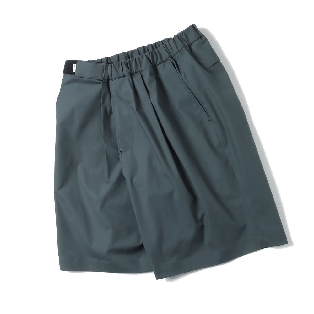 Graphpaper）Stretch Typewriter Wide Chef Shorts DARK SLATE (GM231