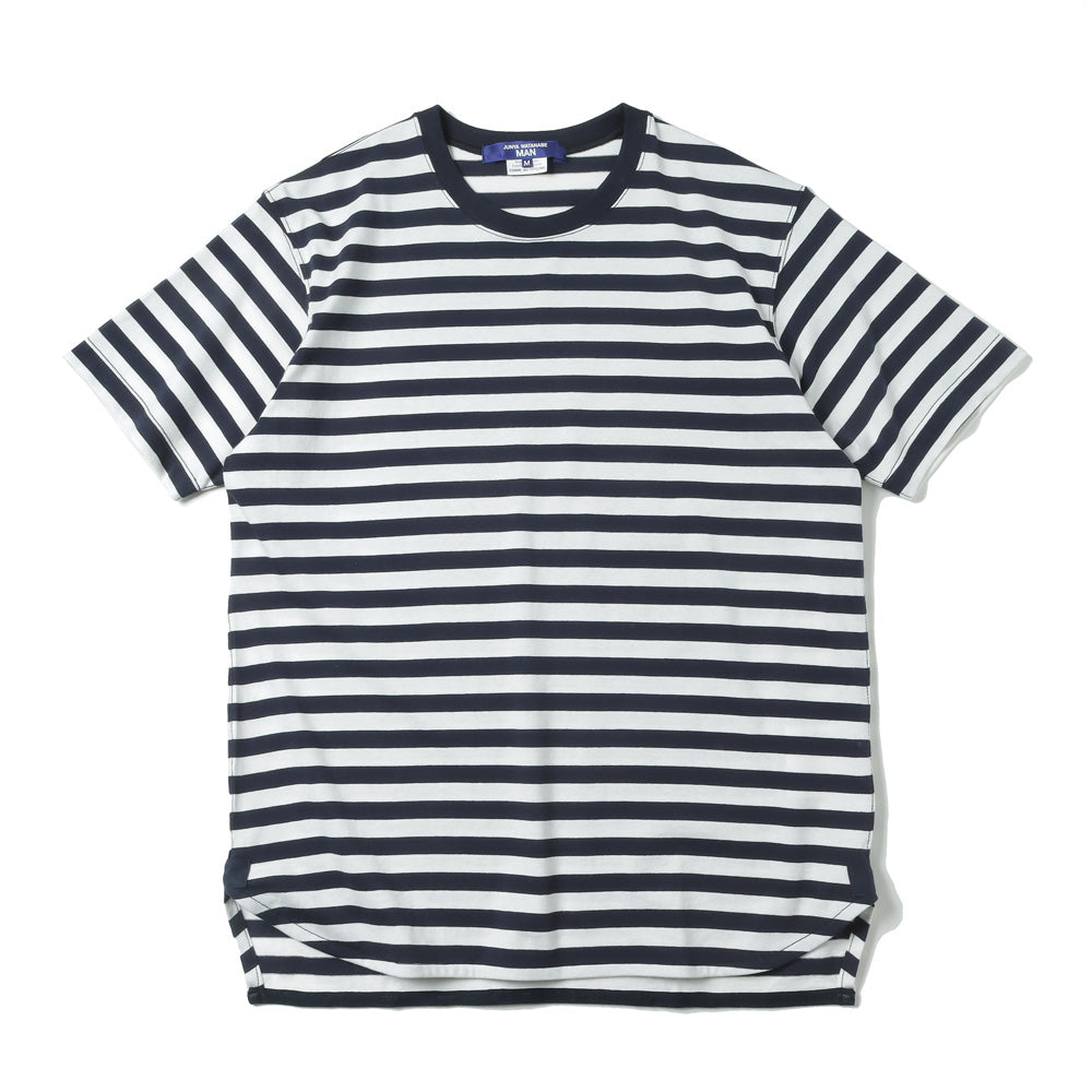 JUNYA WATANABE MAN) 綿天竺ボーダー T001 (WK-T001-051) | JUNYA