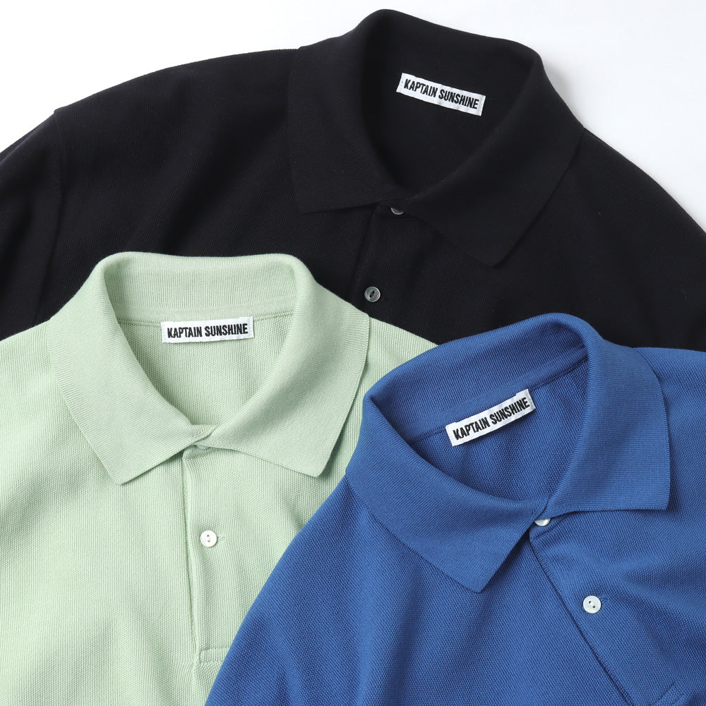 KAPTAIN SUNSHINE (キャプテン サンシャイン) Knit Polo Shirt