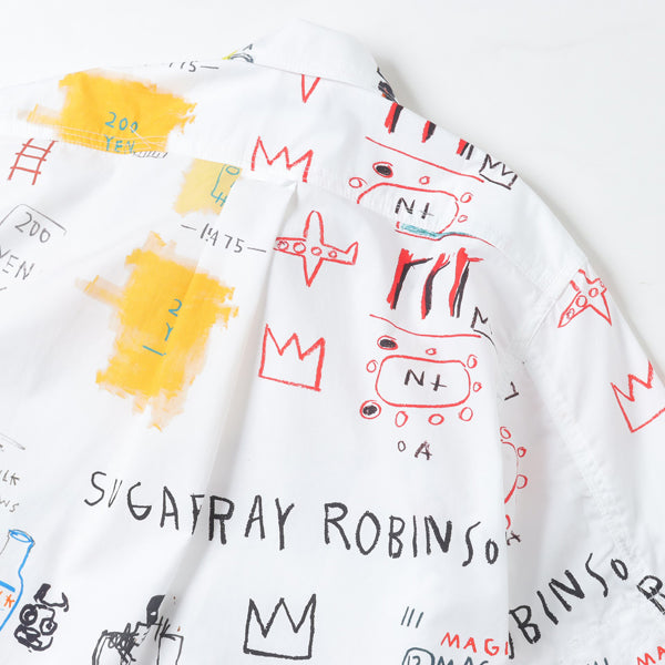 JUNYA WATANABE MAN） 綿ブロードプリント Jean-Michel Basquiat B012