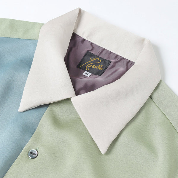S/S Classic Shirt - Poly Sateen / Multi Colour (MR257) | NEEDLES 