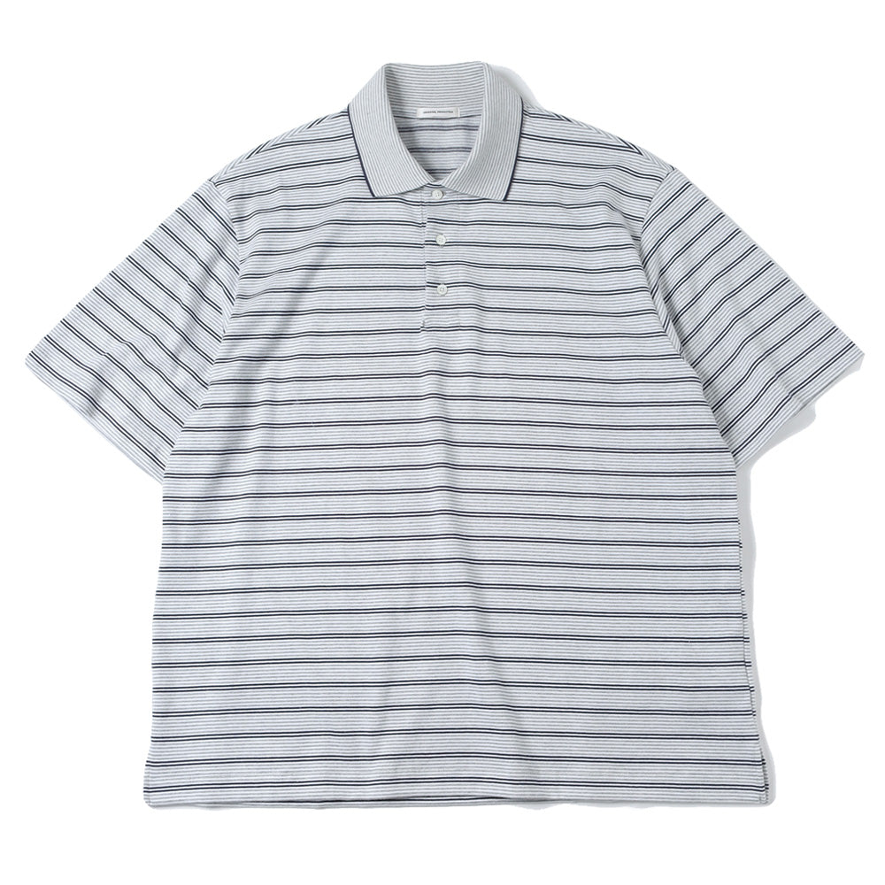 UNIVERSAL PRODUCTS (ユニバーサルプロダクツ) MULTI BORDER S/S POLO 