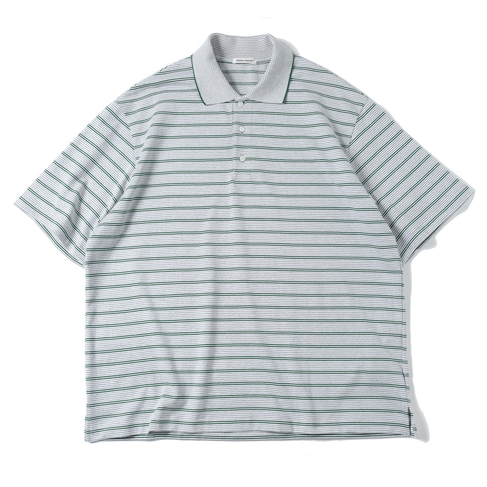 UNIVERSAL PRODUCTS (ユニバーサルプロダクツ) MULTI BORDER S/S POLO